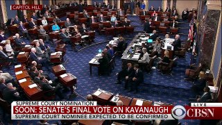 Kavanaugh vote live: Senate casts a final vote for Judge Kavanaugh Supreme Court confirmation