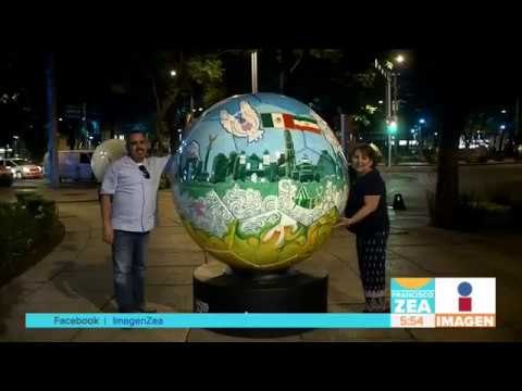 Exposición de balones mundialistas en el Ángel | Noticias con Francisco Zea
