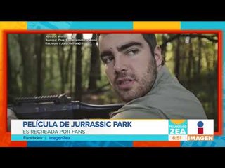 ¡Fans recrean Jurassic Park con videos amateur y animación! | Noticias con Francisco Zea