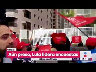 A pesar de estar en la cárcel, Lula Da Silva sigue arriba en encuestas para ser presidente
