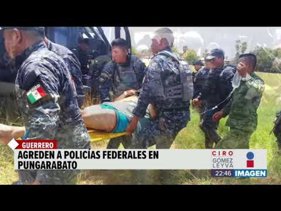 Dos elementos de la Policia Federal fueron agredidos por dos hombres armados