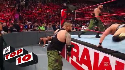 Top 10 WWE winning matches included Roman reings