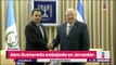 Abre Guatemala embajada en Jerusalén | Noticias con Yuriria Sierra