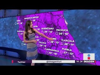 El clima de la tarde del 17 de mayo del 2018 | Noticias con Yuriria Sierra