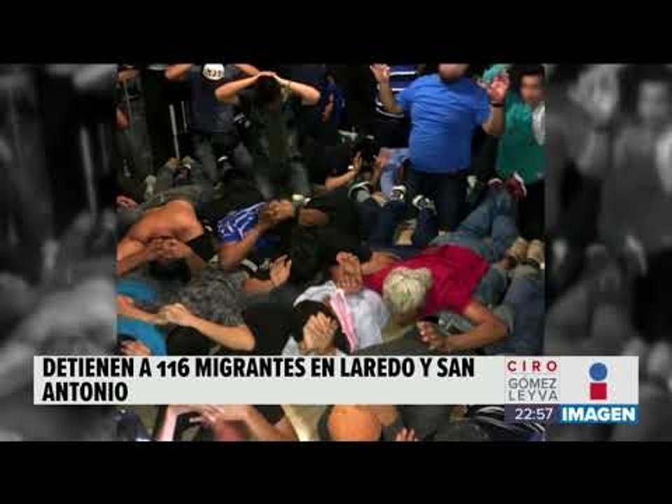 Detienen a 116 migrantes en Texas dentro de una casa y en un camión de refrigeración