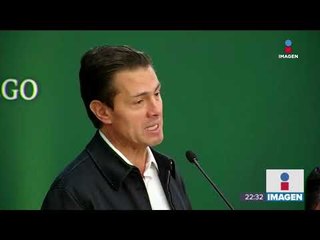 Peña Nieto criticó a los que piensan que el país está en una mala situación