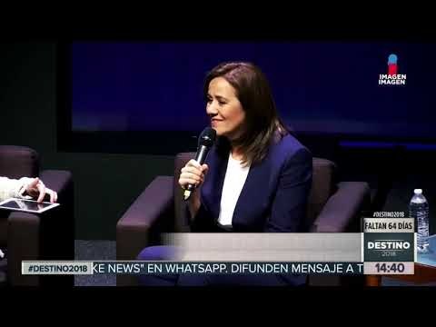 Reciben pocos estudiantes a Margarita Zavala | Noticias con Yuriria Sierra