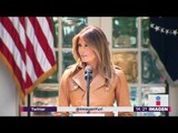 Melania Trump vuelve a plagiar a los Obama | Noticias con Yuriria Sierra