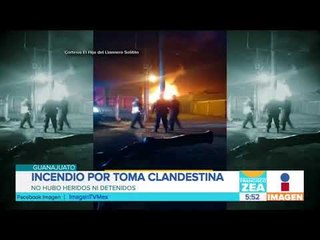 Incendio en toma clandestina en Guanajuato | Noticias con Francisco Zea