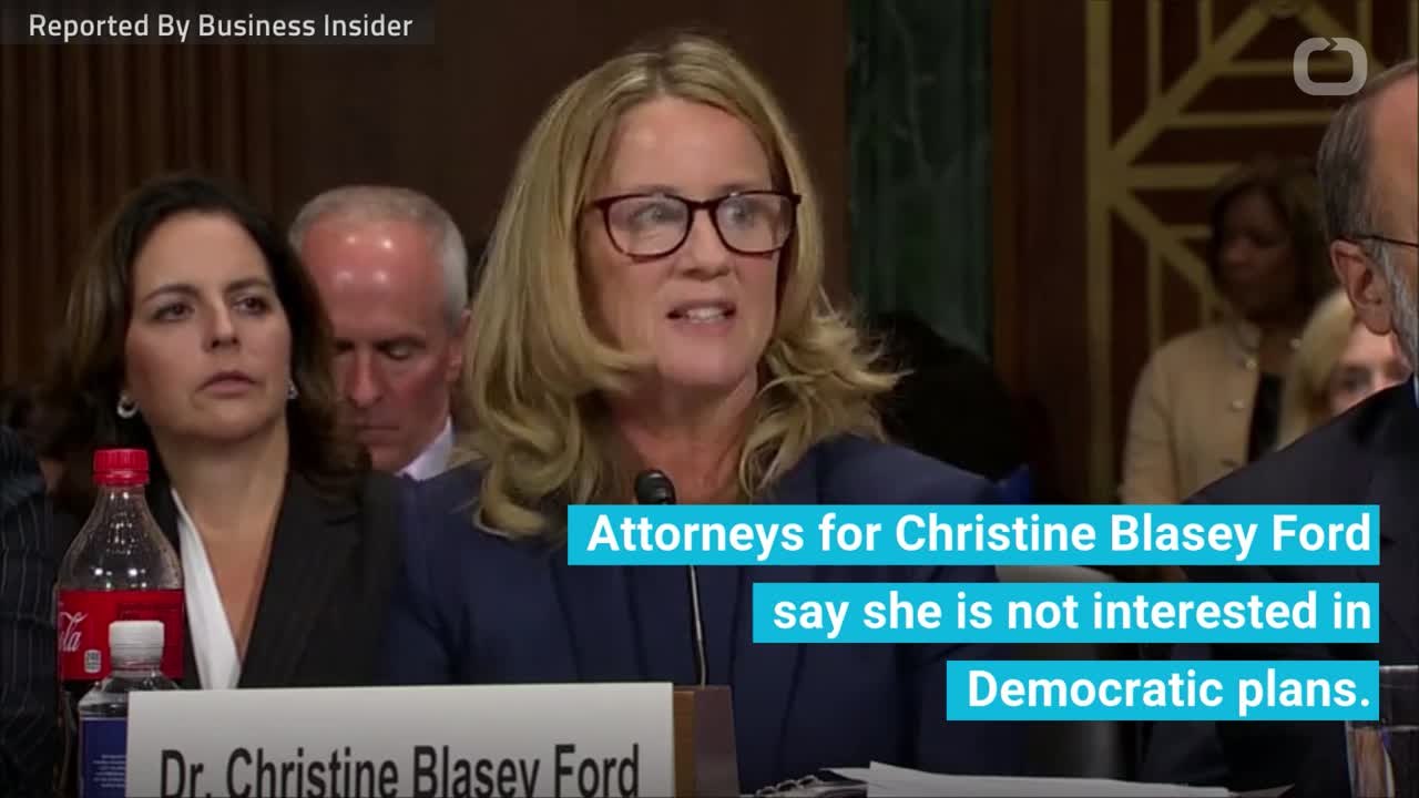 Christine Blasey Ford's Attorneys Separate Ford From Democratic Plans To Impeach Bett Kavanaugh
