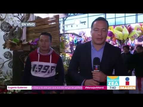 Arreglos florales en el Mercado de Jamaica para obsequiar a las mamás | Noticias con Francisco Zea