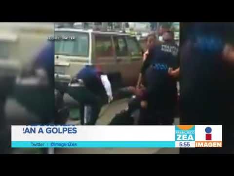 Policías auxiliares se agarran a golpes en Tlaxcala | Noticias con Francisco Zea