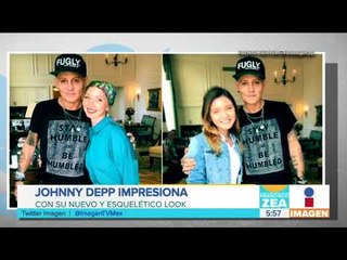 Johny Depp impresiona con nuevo look, se ve esquelético | Noticias con Francisco Zea