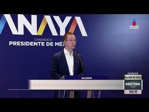 Anaya rechaza la violencia en México por candidatura | Noticias con Yuriria Sierra