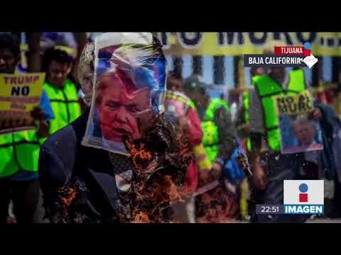 Activistas y migrantes protestaron contra el presidente Donald Trump | Noticias con Ciro Gómez Leyva