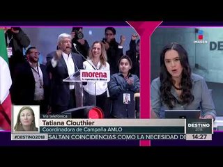 Скачать видео: Entrevista con Tatiana Clouthier tras la victoria de AMLO | Noticias con Yuriria Sierra