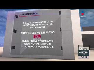 Éstos son todos los detalles del segundo "Debate chilango" | Noticias con Francisco Zea