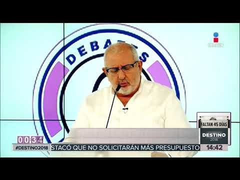 Segundo debate por la jefatura de la CDMX | Noticias con Yuriria Sierra