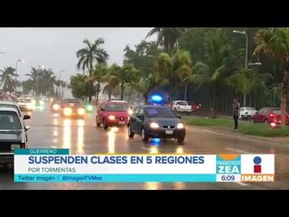 Guerrero suspenderá clases por depresión tropical y fuertes lluvias | Noticias con Francisco Zea