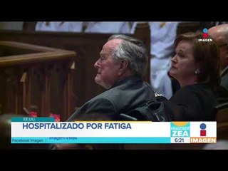 El expresidente George Bush padre está en el hospital | Noticias con Francisco Zea