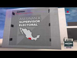 Asesinan a supervisor electoral en Guerrero | Noticias con Francisco Zea