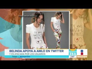 ¡Belinda manifestó su apoyo a AMLO! | Noticias con Francisco Zea