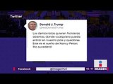 Donald Trump insiste en la construcción del muro en la frontera | Noticias con Yuriria Sierra