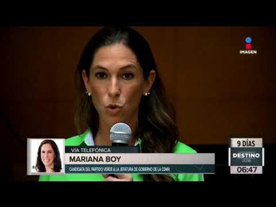 El PRI y el Verde no tenemos el mismo proyecto para la CDMX: Mariana Boy | Noticias con Paco Zea