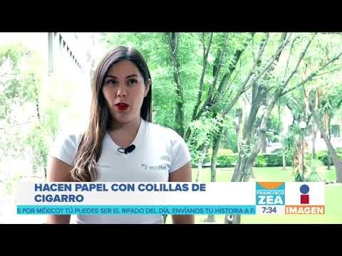 Mexicanos fabrican papel con colillas de cigarro | Noticias con Francisco Zea