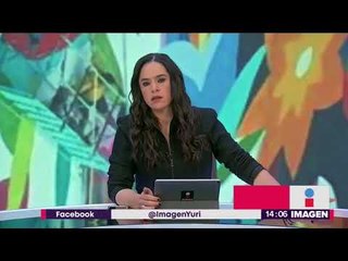 Rescatan a trabajadores que pintaban un mural | Noticias con Yuriria Sierra