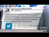Nicolás Maduro, presidente de Venezuela, felicita a AMLO | Destino 2018