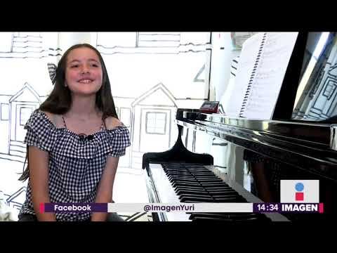María Hanneman Vera, niña mexicana prodigio del piano | Noticias con Yuriria Sierra