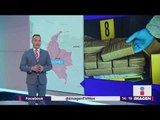 Detienen a 16 mexicanos por llevar kilos de cocaína en Colombia | Notifcias con Yuriria Sierra