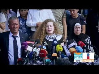 Download Video: Liberan a joven palestina que abofeteó a soldados de Israel | Noticias con Francisco Zea