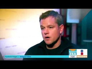 ¡Esta será la nueva cinta que protagonizará Matt Damon! | Noticias con Francisco Zea