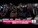 Argentina discute la legalización del aborto | Noticias con Yuriria Sierra