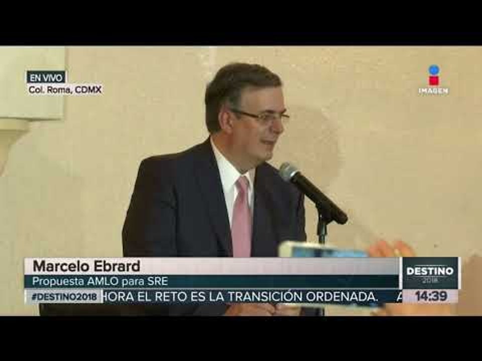 Marcelo Ebrard ofrece un mensaje tras la reunión con Mike Pompeo | Noticias con Yuriria Sierra