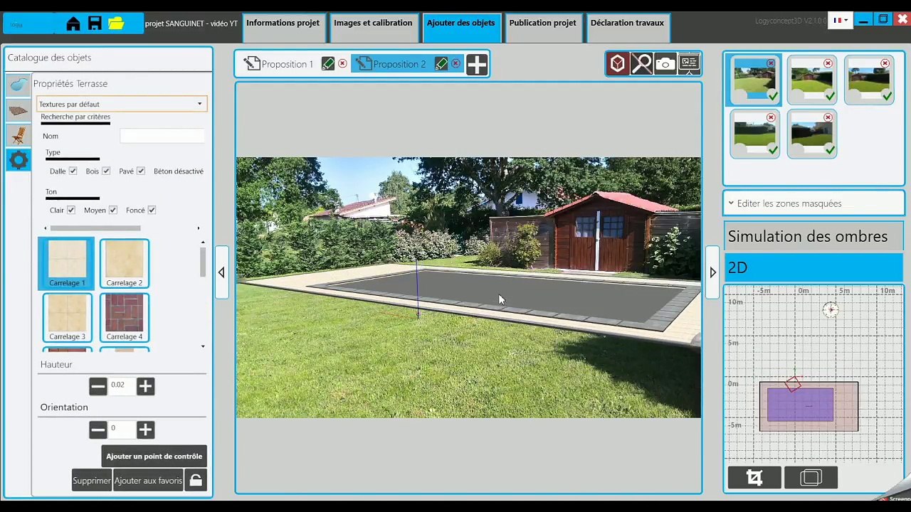 Logyconcept3D 2.1 - le logiciel des pisciniers