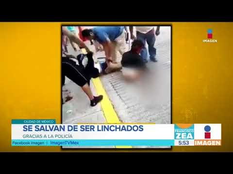 Dos presuntos ladrones salvan de ser linchados en la CDMX | Noticias con Francisco Zea