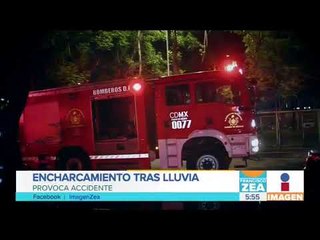 Conductor pierde el control de auto y termina volcado en Azcapotzalco | Noticias con Francisco Zea