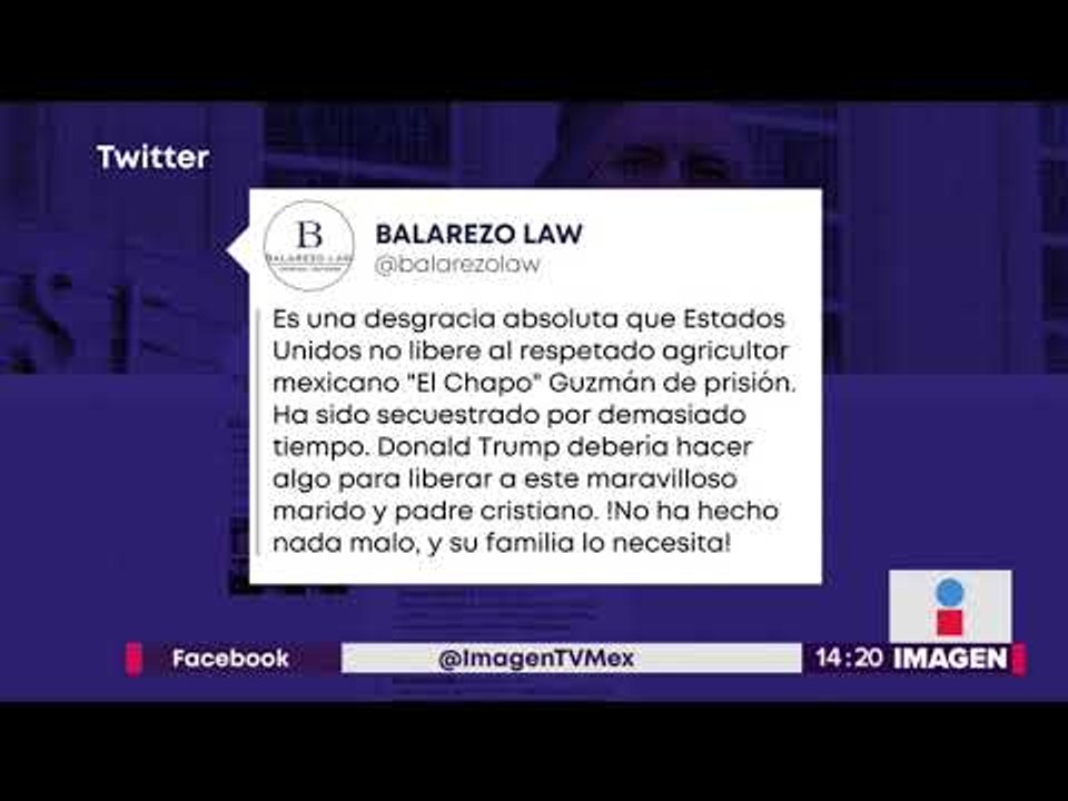 Abogado de Joaquín 'El Chapo' Guzmán pide a Trump que lo libere | Noticias con Yurira Sierra