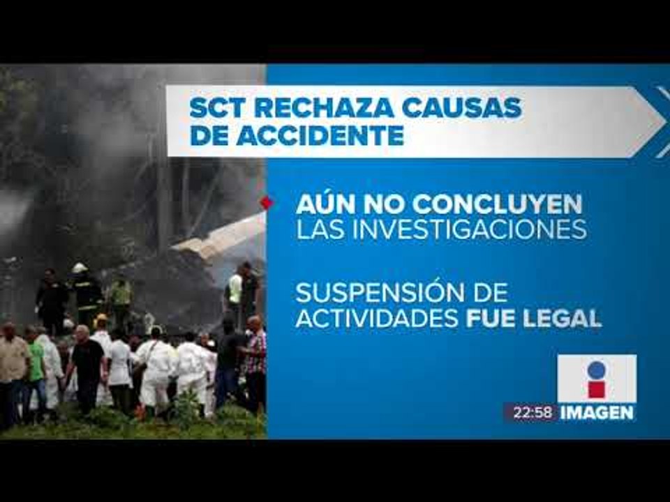 Fue un error humano lo que provocó el accidente de avión de la empresa Global Air en Cuba