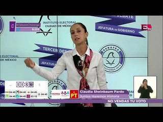 Claudia Sheinbaum demuestra la corrupción del gobierno de Mancera | Destino 2018