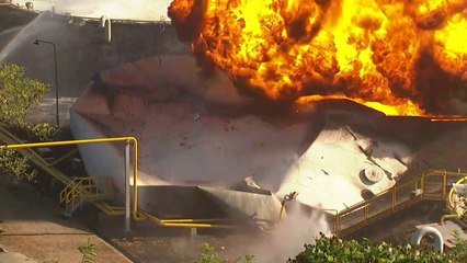 고양 송유관공사 화재...인명피해는 없어 / YTN