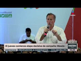 El jueves empieza lo bueno, dice José Antonio Meade ¿Por qué? | Noticias con Yuriria Sierra