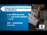 Roban más boletas electorales, INE ya reimprime | Noticias con Ciro Gómez Leyva