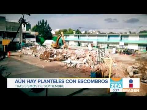 Aún hay escuelas con escombros tras sismos de septiembre 2017 | Noticias con Francisco Zea