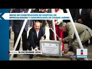 López Obrador visitó un hospital en Ciudad Juárez que se quedó en obra negra