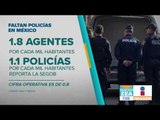 Según lineamientos de la ONU, ¡Faltan policías en México! | Noticias con Francisco Zea