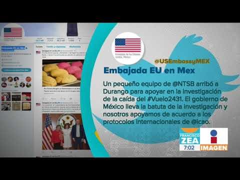 Recuperan cajas negras del avión siniestrado en Durango | Noticias con Francisco Zea